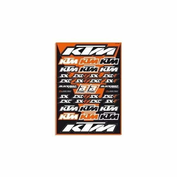 BlackBird Universal KTM Motocross MX Enduro Bike Sticker Decal Sheet Kit