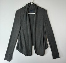 Gap Womens Gray Open Front Sweater Cardigan Shawl size S