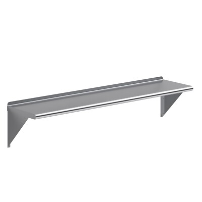 14 in. x 60 in. Stainless Steel Wall Shelf