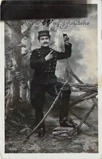 Cpa Fantaisie, Photo d'art - Militaire (141146)