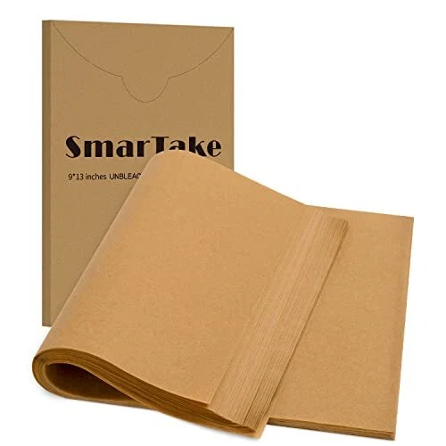200 Pcs Parchment Paper Baking Sheets,Non-Stick Precut Baking Parchment Grilling