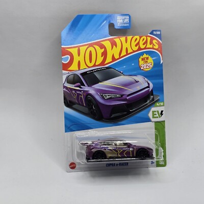 Hot Wheels CUPRA e-RACER Purple 4/10 72/250 2025 Case C EV CAR US Seller!!!