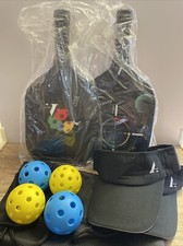 New Aibltay Pickleball Set - Bag, Visor, Paddle, 4 Balls
