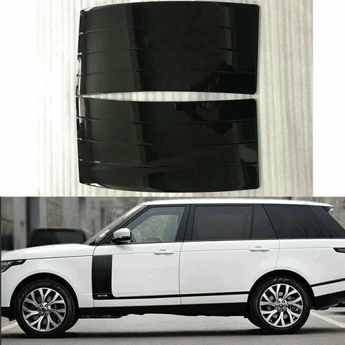 Kit de tira de ventilación de guardabarros de carrocería lateral de puerta negra apto para Range Rover L405 2013-22 - Imagen 9 de 20