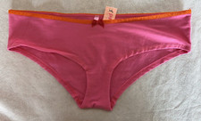 VICTORIA'S SECRET 2008 Size M Love Pink Extra Low Rise Hipster Pink Panties NWT