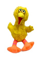 TALKING BIG BIRD Sesame Street 1992 Plush Toy PULL STRING Vintage 22" Stuffed