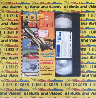 VHS Karton TOP GUN LE INCURSIONI ANTINAVE 1998 DEAGOSTINI 1TOG06 (F107)