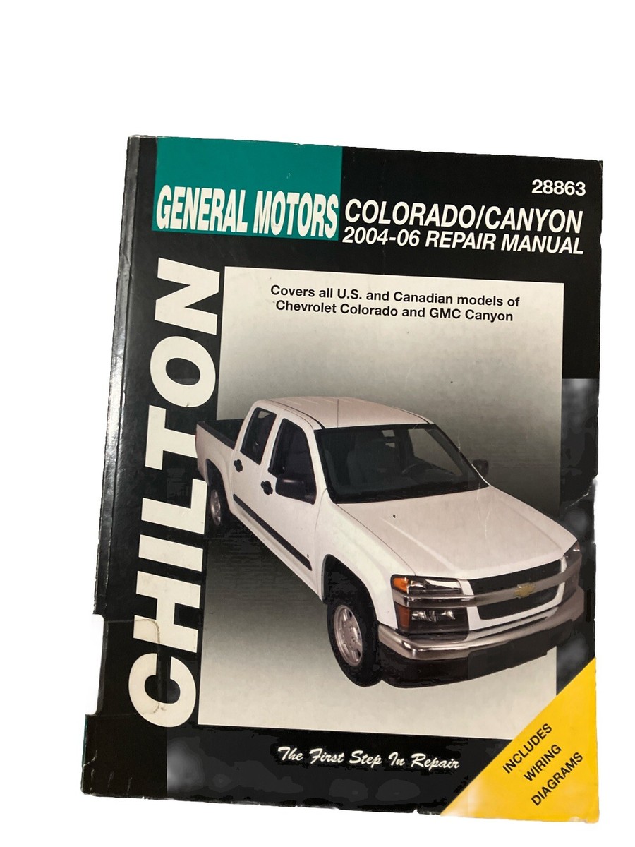 2006 CHEVY COLORADO REPAIR MANUAL FREE DOWNLOAD visual data 6
