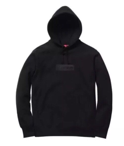 Supreme Box Logo Pullover Hoodie Black Sz S Ds W Receipt 2014