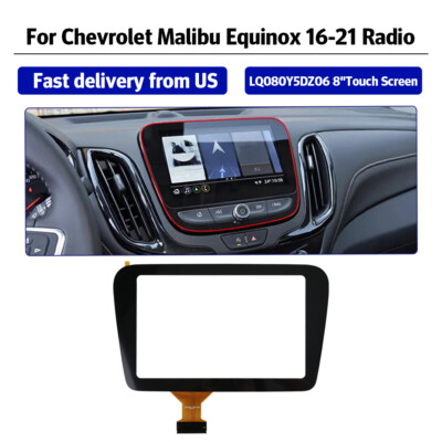 New Navigation Touch Screen For Chevrolet Malibu Equinox 16-21 Radio LQ080Y5DZ06