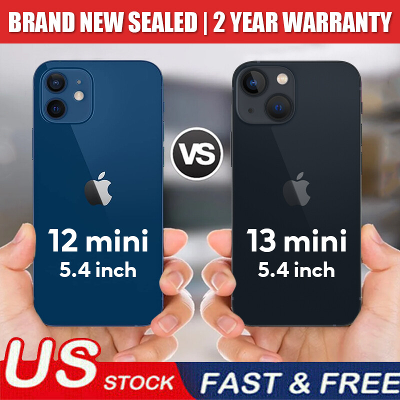 New Sealed Apple iPhone 12 Mini13 Mini iPhone 13 Unlocked GSM+CDMA