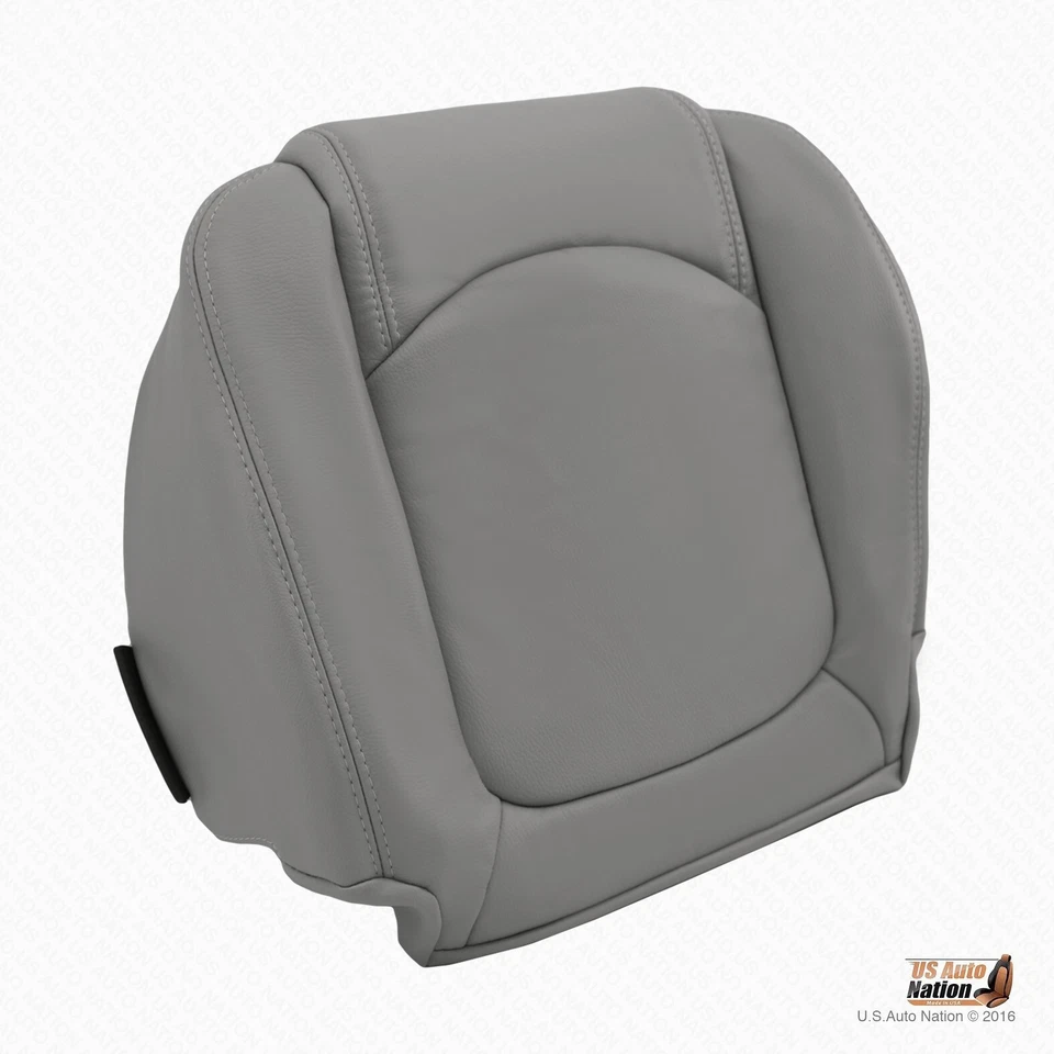 Chevy Traverse 2009 2010 2011 2012 parte inferior del conductor cubierta de asiento de cuero genuino gris Foto 3 de 4