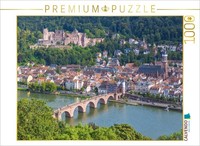 Calvendo Puzzle Heidelberg On The Neckar | 1000 Pieces, Finished Size 25.2 × 18.