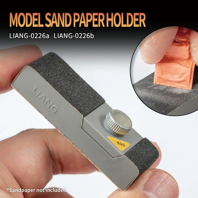 LIANG-0226A/B Modell Sandpapierhalter Klebstofffreie Schleifbrett Modell Zubehör