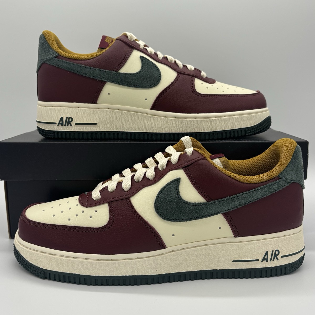 Nike Air Force 1 '07 LV8 Coconut Milk Dark Team Red Shoes HQ3612