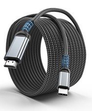 USB C to HDMI Cable 3/15ft 4K Gold-Plated Plugs, Aluminum Thunderbolt 3/4 Comp