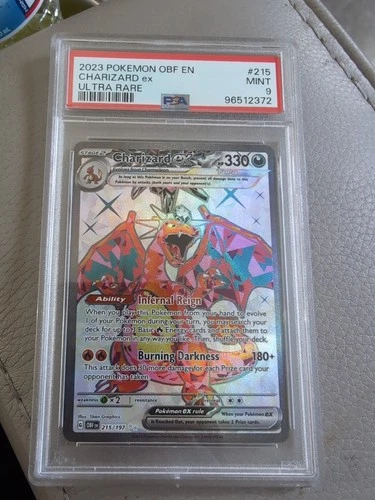 Charizard EX Obsidian Flames 215/197 SV03 PSA 9
