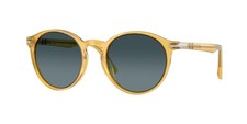 PERSOL PO3171S 204 S3 Miele Blue Gradient Blue Polarized 52 mm Men's Sunglasses