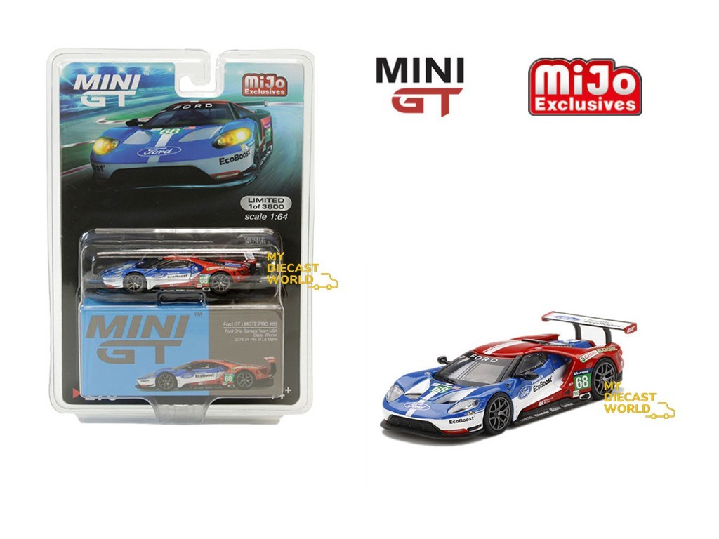 ミニカー MINI GT Ford LMGTE Pro 1/64 MINI GT FORD GT LMGTE PRO #68 2016 24H LE MANS CLASS
