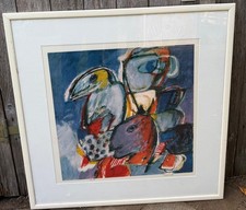 Karel Appel (1921&ndash;2006) &ndash; Originale Farblithografie, COBRA-Stil (Handsigniert)