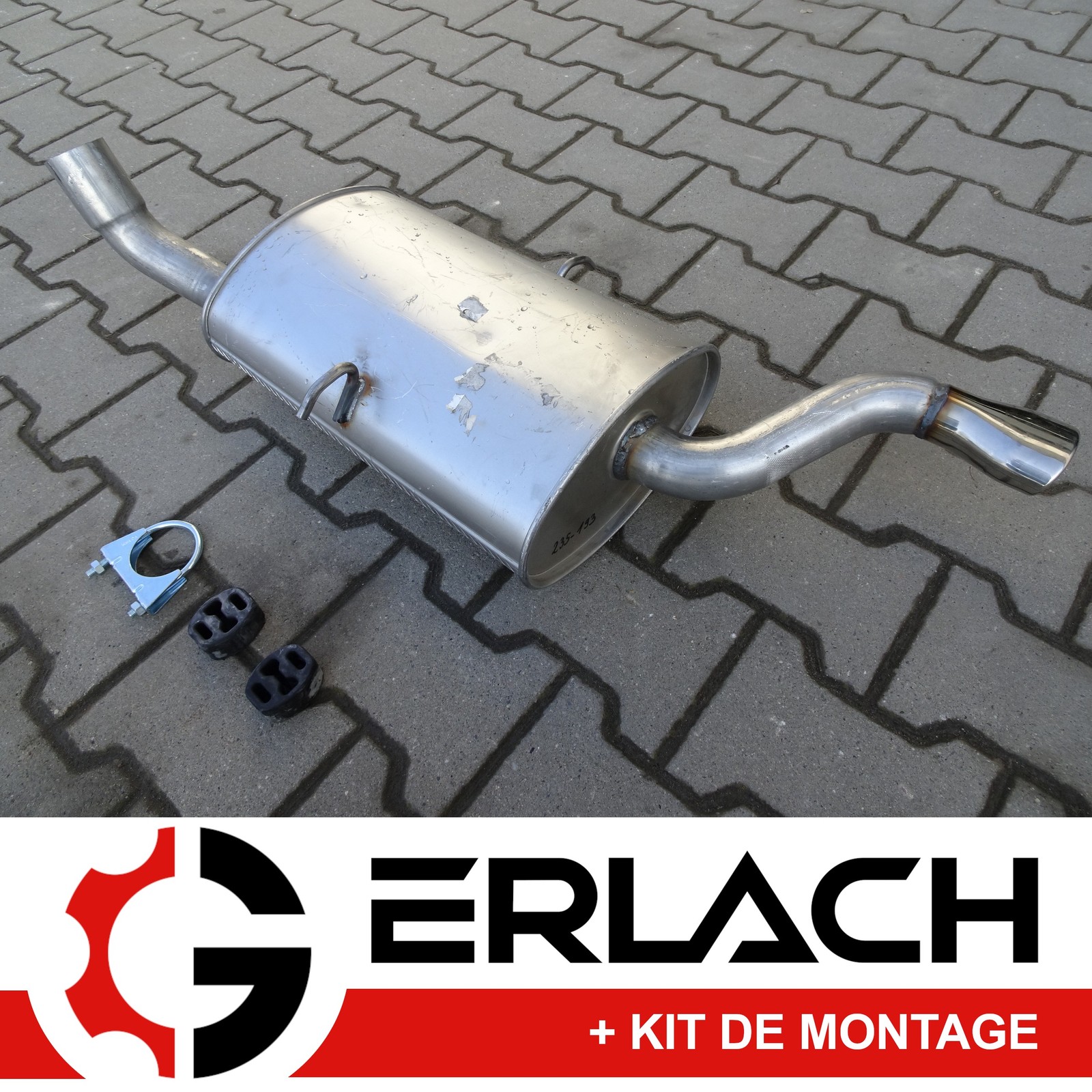 Silencieux arriere pour Volvo 960 S90 qualite origine acier 5875