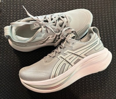GEL-NIMBUS  28 ATC  Women s 8.5  Low Top Lace-Up Mesh Gray $170 New