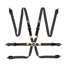 Omp Racing Safety Harness First 2in Black Fia 8853-2016 Pull Up - Steel Adj Omp Racing Safety Harness First 2in Black Fia 8853-2016 Pull Up - Steel Adj