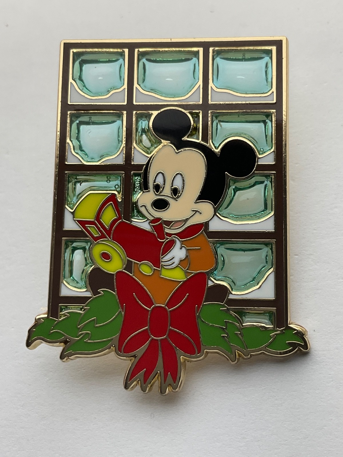 Mickey’s Christmas Carol Advent Calendar Pin Window Cratchit Baby Son G4