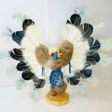 JACIDA LOLEY NAVAJO HAND CRAFTED EAGLE DANCER KACHINA 15"
