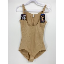 Maidenform Beige Nude XL Firm Control Body Briefer Waist Cincher Shaper NEW