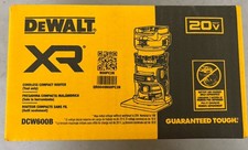 DEWALT DCW600B 20V MAX XR Brushless Cordless Variable Speed Compact Router NIB