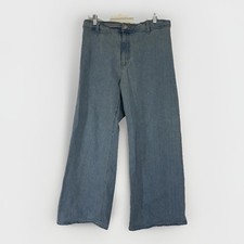 Universal Thread High-Rise Sailor Wide Leg Jeans Light Wash Women's Size 12R 12