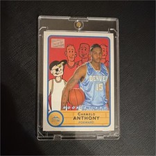 Topps 2003-04 Bazooka Carmelo Anthony Rookie Denver Nuggets Card #278. rookie card picture