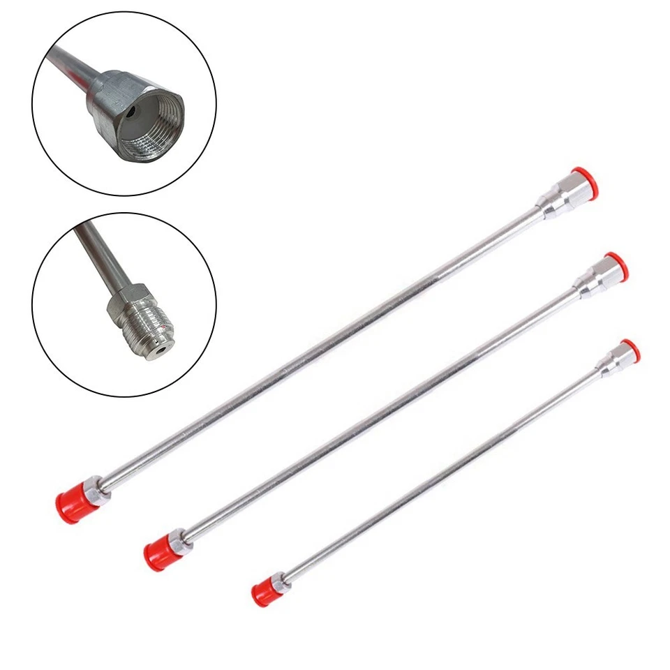 3 Stück Airless Spritzpistolen Verlängerung 20/30/38cm Aluminium - Bild 1 von 4