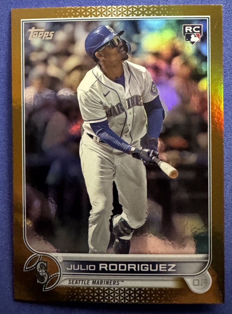 2022 Topps Update Series - Julio Rodriguez #US44 Gold Foil (RC)