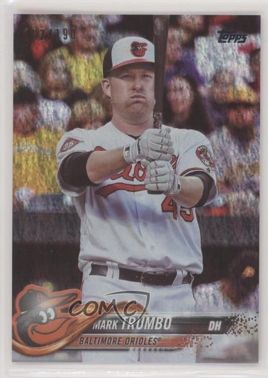 2018 Topps Factory Set Foilboard 82/190 Mark Trumbo #287 1fo