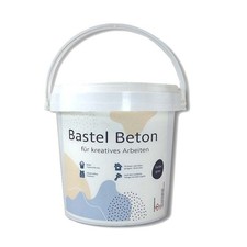 Kreativ Bastelbeton - GRAU - Gießbeton 1 kg ...