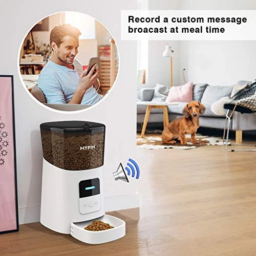 Alimentador Automático para Gatos, 2.4G WiFi 6L Dispensador de Alimentos para Gatos, Control de Aplicaciones Gato - Imagen 3 de 5