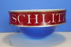 Vintage SCHLITZ BEER Rotating Wall Mount Blue Saturn Globe  -  Bottom Half  Only