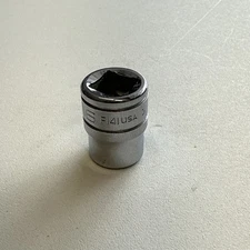 Snap On Tools F141 SAE 3/8" Drive 7/16" 12 Point Shallow Socket