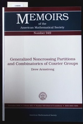Generalized noncrossing partitions and combinatorics of coxeter groups. Memoirs 