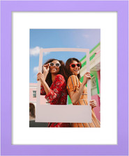 8X10 Picture Frame, Engineered Wood with Shatter Resistant Plexiglass, Display P