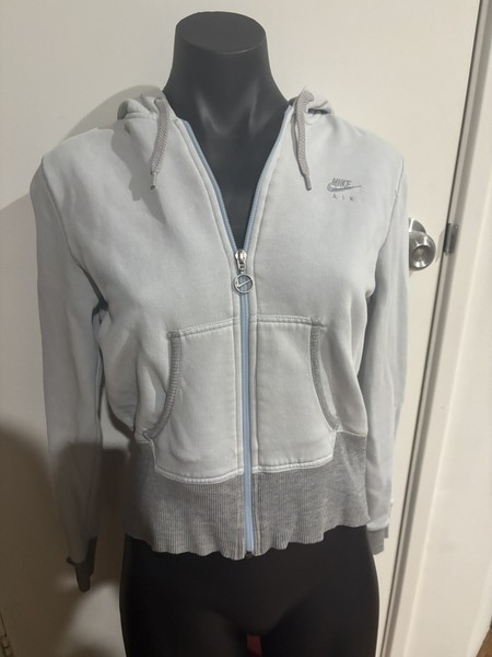 Nike Grey Zip Up Hoodie Size Small 