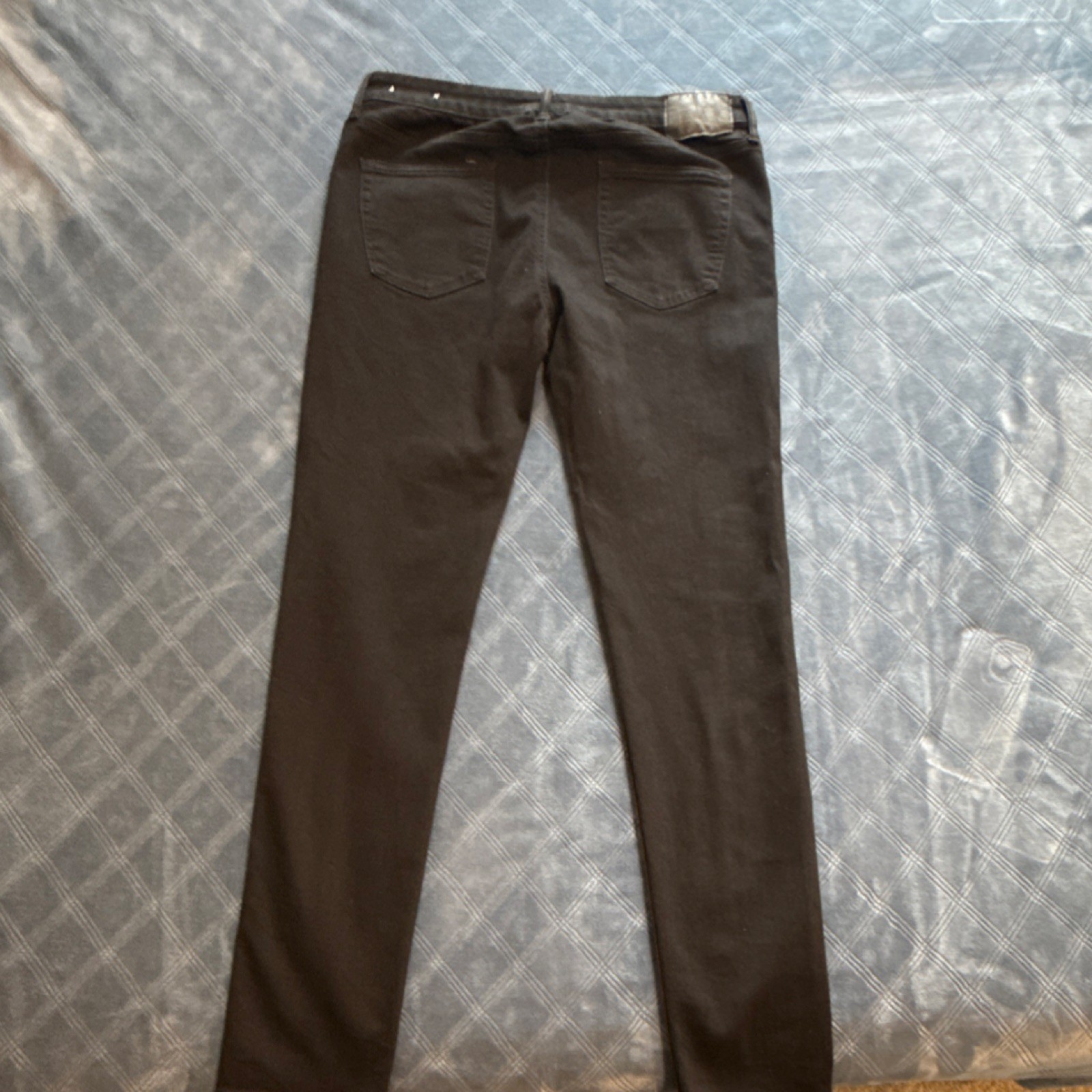 American Eagle Athletic Skinny Solid Black Denim … - image 2