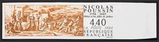 France. ** MNH Yvert 2896a. 1994. 4 40 Fr Black And Brown. Not Dentate. Magnifi