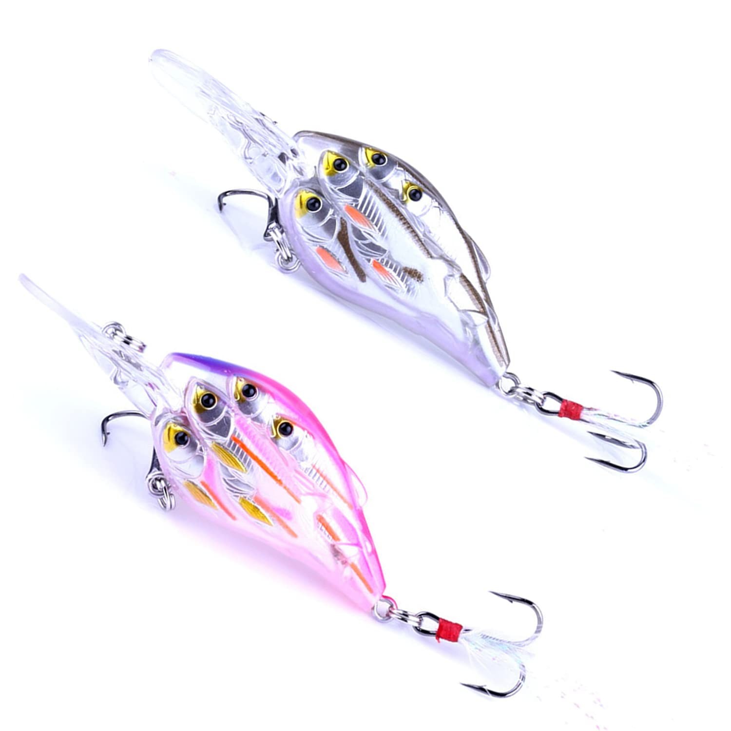 CrankBaits Fishing Lures CrankBait of Bass,Topwater Lures for Freshwater and ... - Image 7