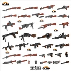 WW2 Machine Guns Rifles for Lego Minifig soldier 36 PCS WEAPON PACK