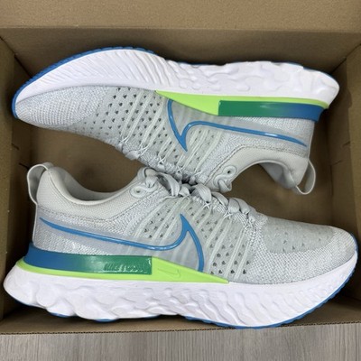 Größe 6,5 - Nike React Infinity Run Flyknit 2 Turnschuhe blau grau weiß CT2357-007