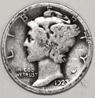 1923-P Mercury Dime - Very Good - #3974ED FREE SHIPPING