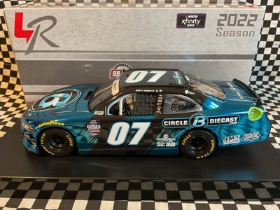 Brett Moffitt #07 Circle B Diecast 2022 NASCAR Maßstab 1:24 Die-Cast Farbe Chrom